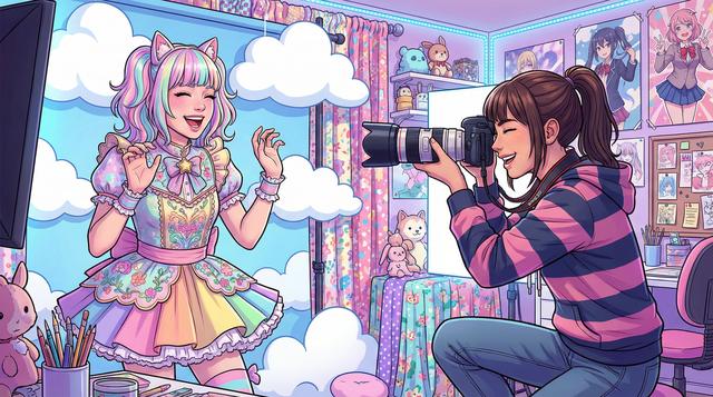 人兽Cosplay传媒：二次元角色还原拍摄